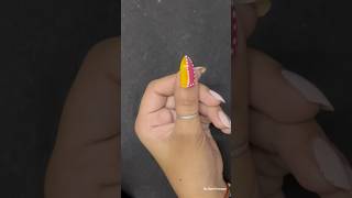 🌼Easy and beautiful dotting Nailart at home for beginners 💅✨nails shorts nailswithmeee [upl. by Aznola555]