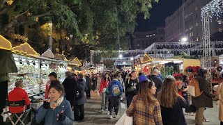 🇪🇸🎄Barcelona Spain  Christmas in Barcelona Walk Tour  4K UHD 60fps November 2023 [upl. by Kinghorn]