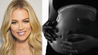 Khloe Kardashian CONFIRMS Pregnancy With Instagram Post [upl. by Notreve]