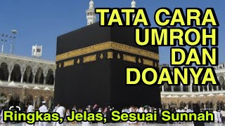 TATA CARA UMROH DAN DOANYA  MANASIK UMROH SESUAI SUNNAH [upl. by Lilaj]