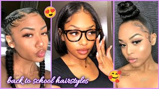 💜 BADDIE BACK TO SCHOOL HAIRSTYLES COMPILATION 2025 💜 [upl. by Linetta]