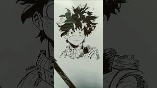 Izuku MidoriyaDeku drawing from My Hero Academia My Hero Academia shorts [upl. by Aietal]