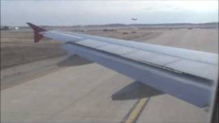 Northwest Airlines A319 DetroitAtlanta Takeoff [upl. by Hwu137]