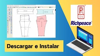 ✅Programa de patronaje digital GRATIS cómo descargar e instalar Richpeace fácil y rápido [upl. by Xonk720]