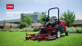 Toro  Groundsmaster® e3200 [upl. by Stephanie227]