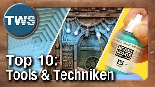 10 wichtige Tools amp Techniken die mein TabletopLeben veränderten Gelände Miniaturen bemalenTWS [upl. by Harihs]