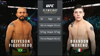 Deiveson Figueiredo vs Brandon Moreno 2 Full Fight [upl. by Jazmin]