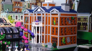 LEGO X Mansion 2X Expansion MOC with Underground Levels [upl. by Willette]