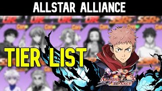 Allstar Alliance  Outdated Tier List New List in the Discription [upl. by Velda]