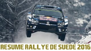 Résumé Rallye de Suède 2016  Rallye WRC [upl. by Bonita668]