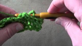 Back Post Double Crochet Stitch BPdc by Crochet Hooks You [upl. by Lamar]