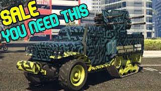 GTA  SALE  Halftrack  Best Defensive Capability [upl. by Etteyafal]