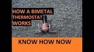 How Does a Bimetal Thermostat Work [upl. by Tihor195]