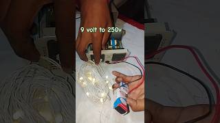 DC to AC converter with decoration light trendingshorts viralshort electrical [upl. by Fari]