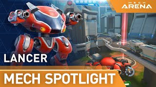 Mech Arena  Mech Spotlight  Lancer [upl. by Ahsietal]