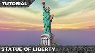 Minecraft Statue of Liberty Tutorial amp Download part 1 [upl. by Irakab]