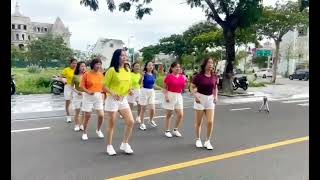 SHALALA LALA Linedance  Bảo Vy amp nhóm Xì Teen [upl. by Aliuqehs]