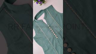 Button placket  kurti design [upl. by Trisa]