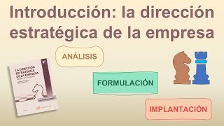 Introducción La dirección estratégica de la empresa [upl. by Einahteb479]