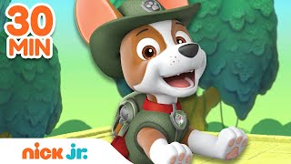 Trackers BEST Rescues from Danger 🐾 PAW Patrol  30 Minute Compilation  Nick Jr [upl. by Atyekram]