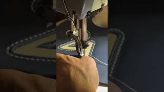 Leather thread numbering stitching [upl. by Hosbein]