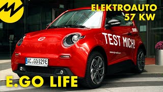 eGO Life  Elektroauto fahren mit 57 kW  Motorvision Deutschland [upl. by Anaehs]