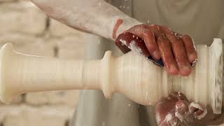 From Stone to Sculpture Watch an Artisan Make Marble Vases [upl. by Leggat]