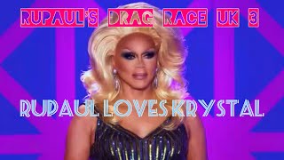 Rupaul Living For Krystal Versace Compilation rupaul’s drag race UK 3 [upl. by Nylecyoj18]