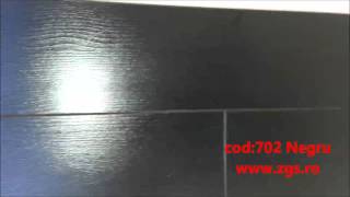 Parchet laminat Negru 12 mm 702 [upl. by Atiuqat377]