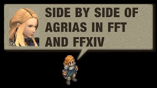 agrias sword skills in tactics vs her in ffxiv 【FFT X FF14】 [upl. by Darci]