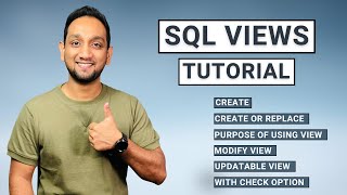 SQL Views Tutorial  VIEWS in SQL Complete Tutorial [upl. by Joerg]