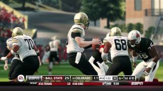 NCAA Football 14 Ball State Cardinals Dynasty Yr 1 Episode 2 PLAYING THE OLD SCHOOL [upl. by Nyladnek]