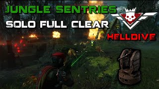 Helldivers 2 Ultrawide  Solo in the Jungle with Sentries [upl. by Anailuig]