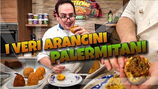 I VERI ARANCINI PALERMITANI IN CUCINA CON MATTEOHS [upl. by Enelrac]