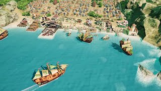 Republic of Pirates  A NEW Anno Inspired Pirate City Builder with Combat amp Ship Building  Part 5 [upl. by Eerdna]