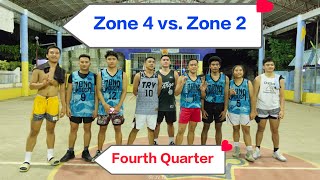 Zone 2 vs Zone 4  4th Quarter  Talacuan InterZone Basketball League [upl. by Lura869]