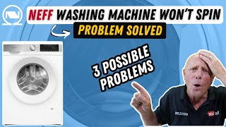 Neff washing machine wont spin fault finding guide [upl. by Narda]