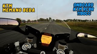 ONBOARD KTM RC8 1190CC  KTM MEMANG BEDA  asmr ps5 puresound onboard [upl. by Gnik]