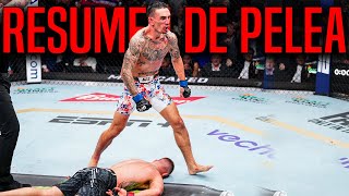 Max Holloway KOS Justin Gaethje RESUMEN DE LA PELEA UFC 300 [upl. by Rogozen722]