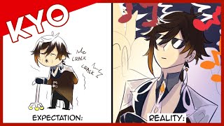 Archon Expectations Versus Reality Genshin Impact Comic Dub [upl. by Llerehc]