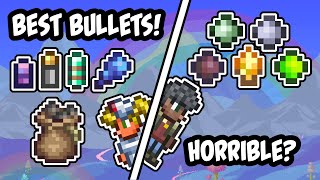 Terraria Complete Bullets Guide Best and Worst Bullets in Terraria 14 [upl. by Orren475]