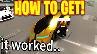 NEW HOW TO GET B127 BUMBLEBEE ULTRA SECRET In DRIVE WORLD TRANSFORMERS EVENT Roblox [upl. by Nicky]