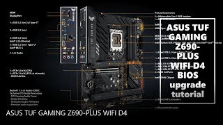 ASUS TUF GAMING Z690PLUS WIFI D4 BIOS upgrade tutorial  upgrade BIOS TUF GAMING Z690PLUS WIFI D4 [upl. by Brande]