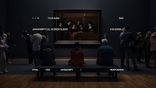 Responsive Full Screen Image Slider  Responsive Carousel  HTML CSS amp JavaScript On Scroll [upl. by Nirehtak647]