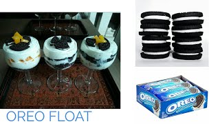 OREO FLOAT IN A GLASSChristmas Season Dessert Recipe [upl. by Intosh]