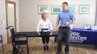 Physical Therapy Exercises for Seniors How to Perform Safe Transfers  24Hr HomeCare [upl. by Brighton822]