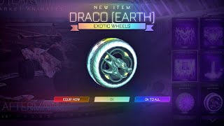 I GOT THE NEW DRACO EARTH WHEELS IN ROCKET LEAGUE  BEST WHEELS [upl. by Whitaker]