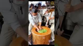 How mochi is traditionally made in Japanmochi [upl. by Austreng517]