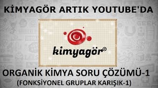 ORGANK KİMYA SORU ÇÖZÜMÜ 1Fonksiyonel Gruplar [upl. by Nicholas682]