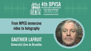 DPVSA 2020  Gauthier Lafruit  Université Libre de Bruxelles Belgium [upl. by Aihsekal]